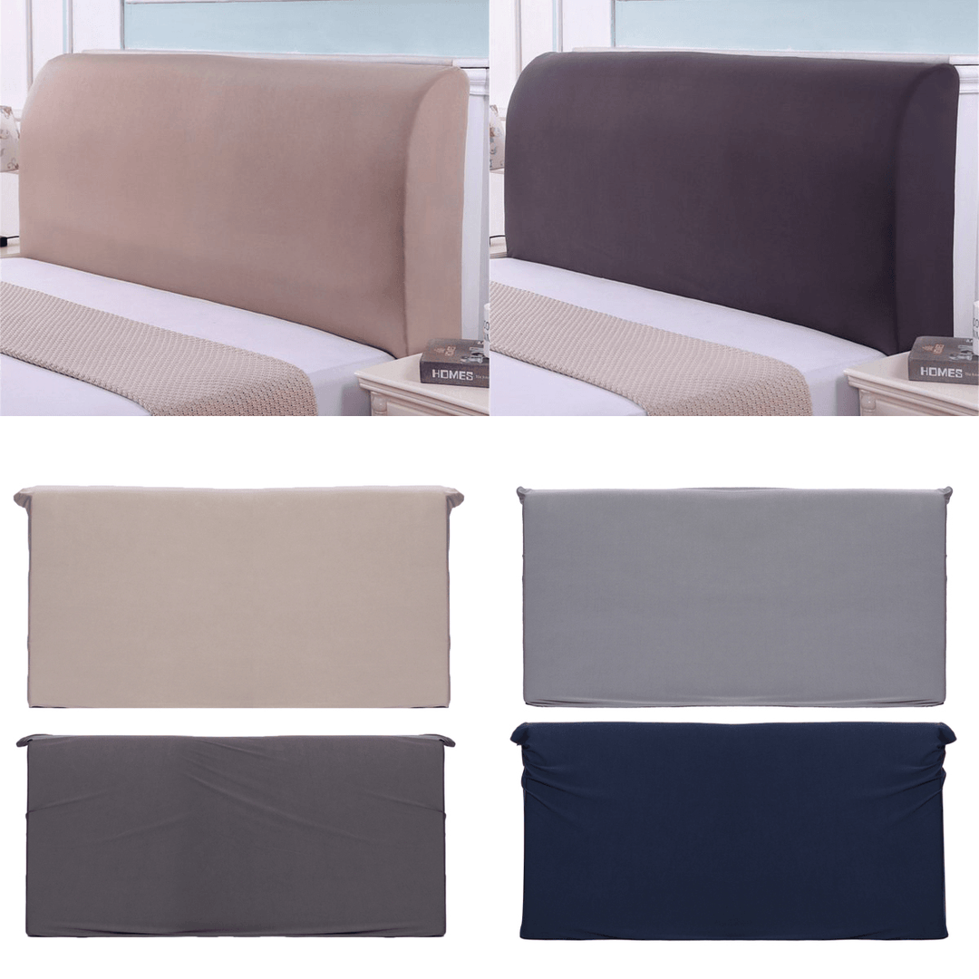 200CM Polyester Elastic Bed Headboard Cover Full Dustproof Protector Slipcover Bed Protection Dust Cover Bedspread - MRSLM