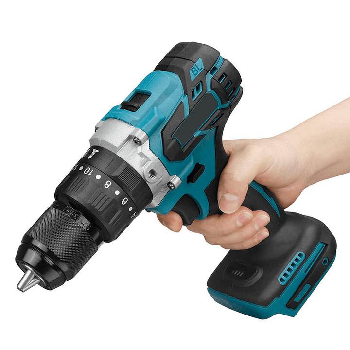 3 in 1 520N.M. Brushless Cordless Compact Impact Combi Drill Driver for Makita 18V Battery - MRSLM