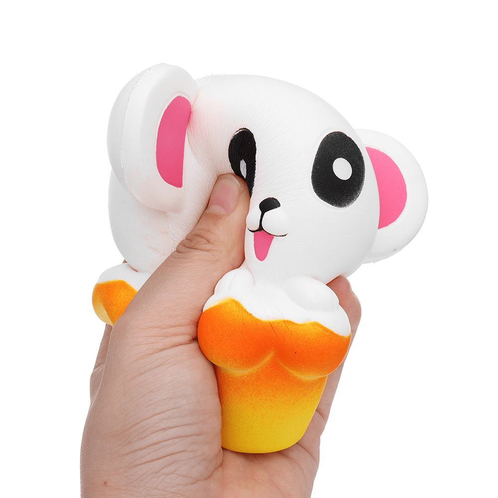 Bear Cake Squishy 11*12.5*8CM Slow Rising Cartoon Gift Collection Soft Toy - MRSLM