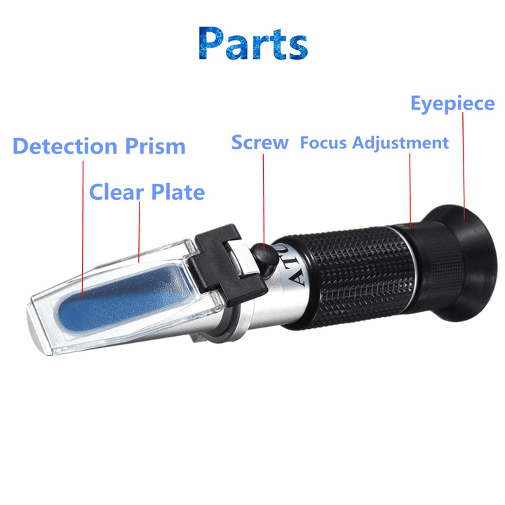 RHA-503ATC ATC Automatic Car Vehicle Battery Antifreeze Fluids Refractometer Glycol Ethylene Propylene Tester - MRSLM