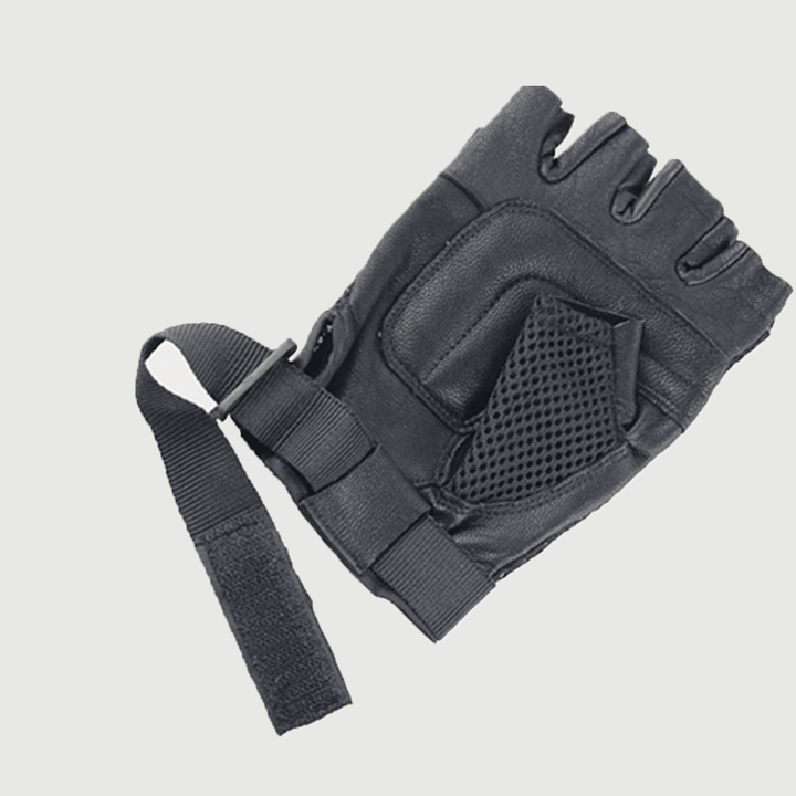 Outdoor Tactical Gloves Motorcycle Riding Sports Mountaineering Half-Finger Gloves Male Field Fitness Bike Gloves - MRSLM