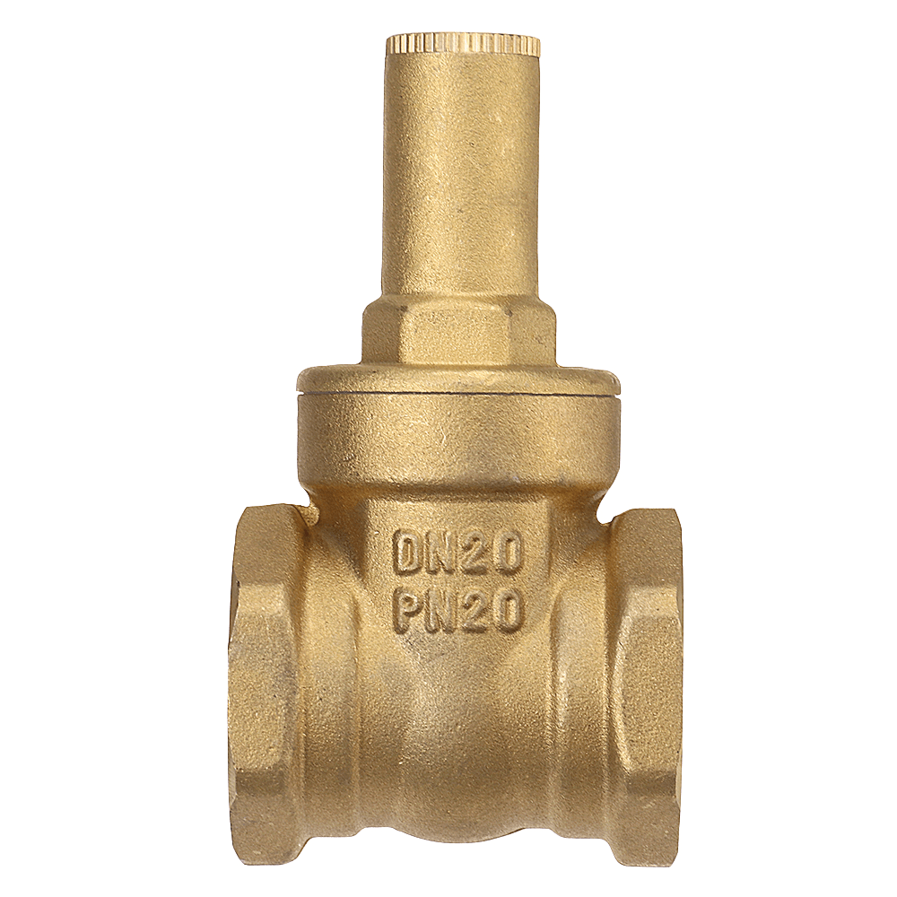 TMOK 1/2" 3/4" 1" Brass Gate Valve Female Anti-Theft Key Lock Water Oil Gas Security Gate Valve - MRSLM