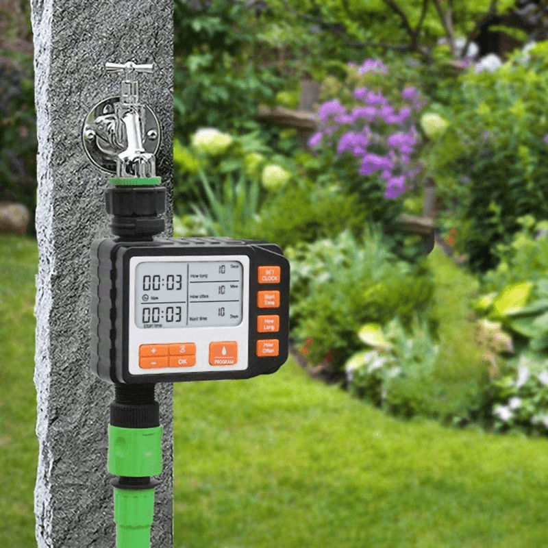 Automatic Sprinkler Timer Digital Garden Lawn Hose Faucet Irrigation System Controller with Led Screen - MRSLM