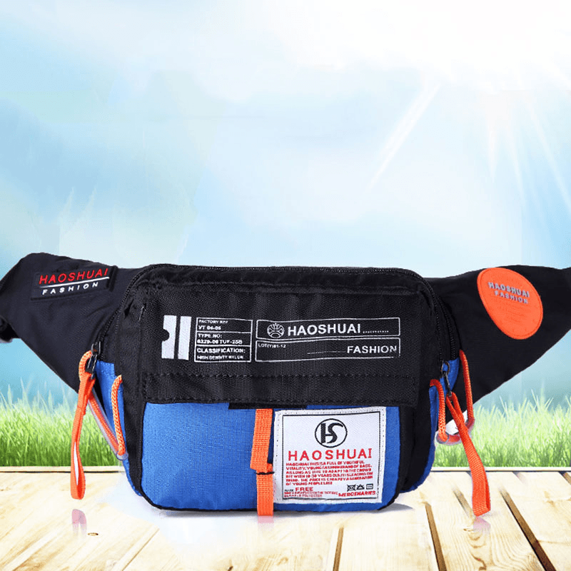 Fashion Sports Bag Waist Bag Waterproof Large Capacity Outdoor Bag for Men - MRSLM