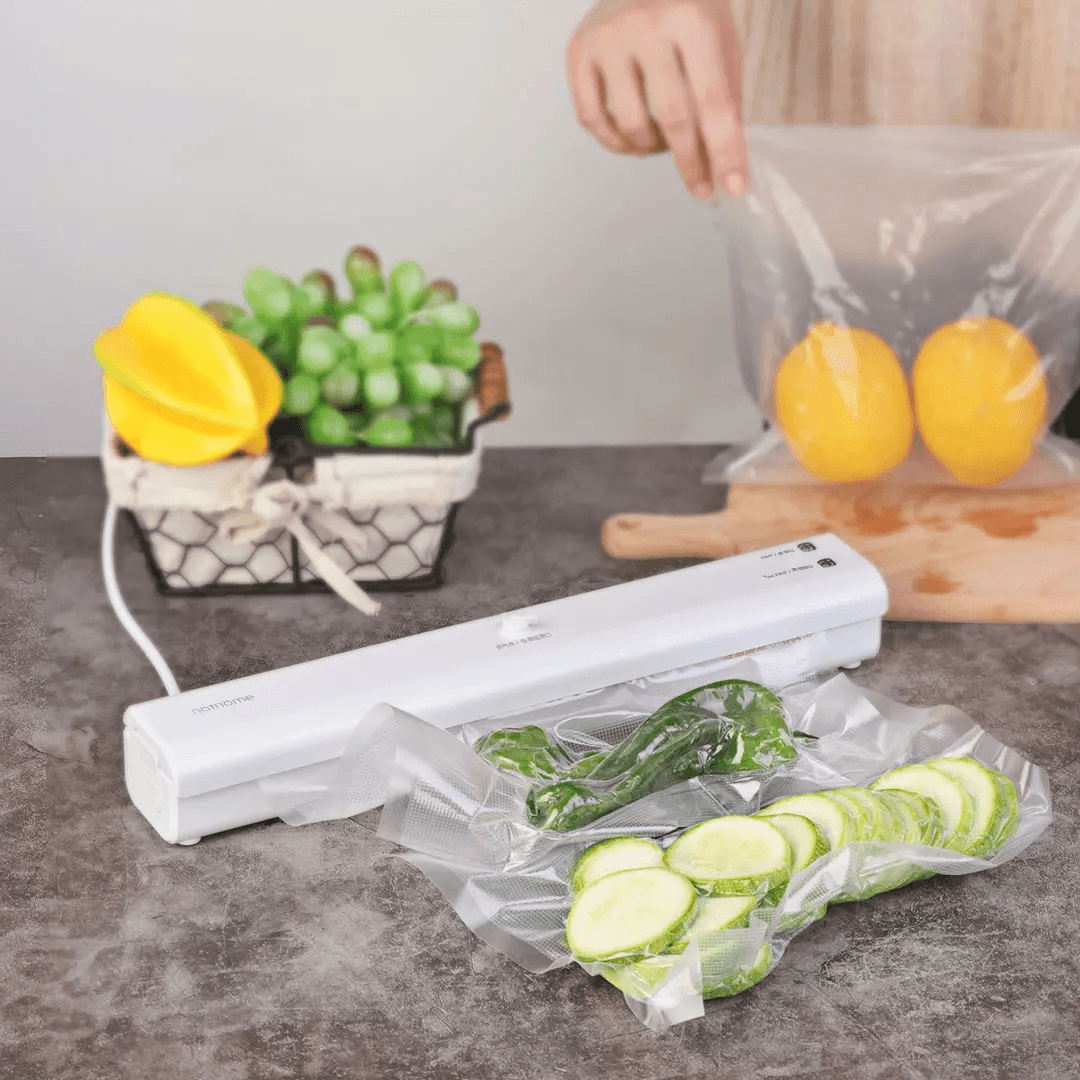 Automatic Vacuum Sealer from Xiaomi Youpin Packer Vacuum Air Sealing Packing Machine Plastic Bags Package for Food Preservation Dry Wet Food Non-Original - MRSLM