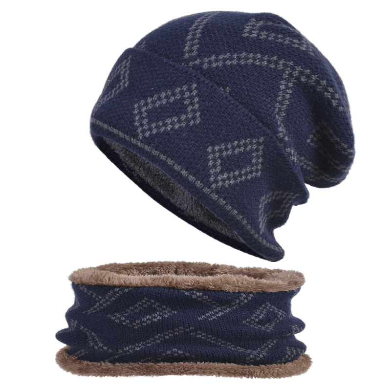 Hedging Hat with Thick Square Pattern to Keep Warm - MRSLM