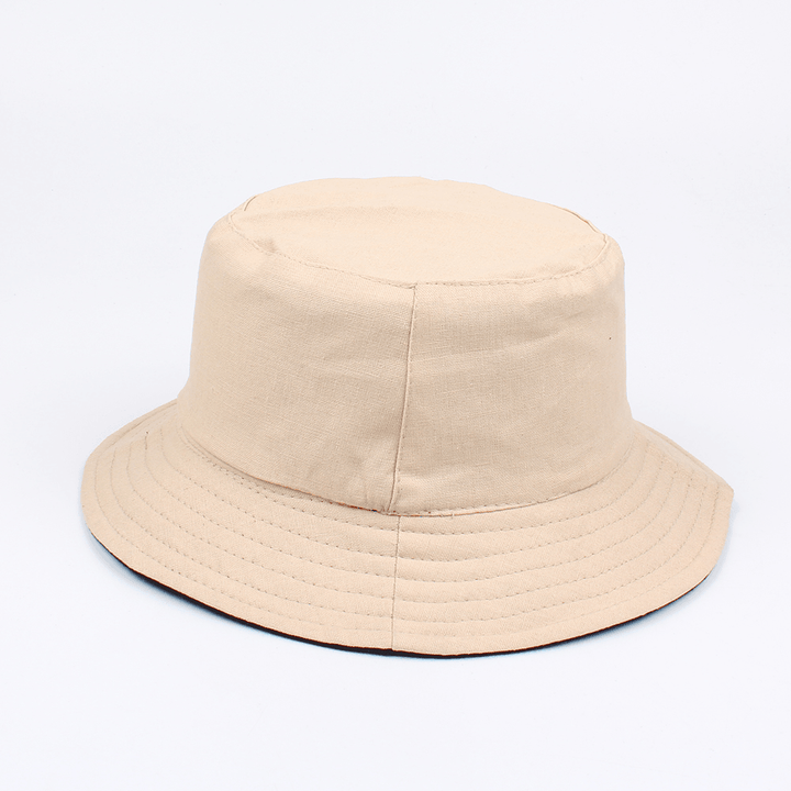 Women Solid Color Foldable Casual Fisherman Hat - MRSLM