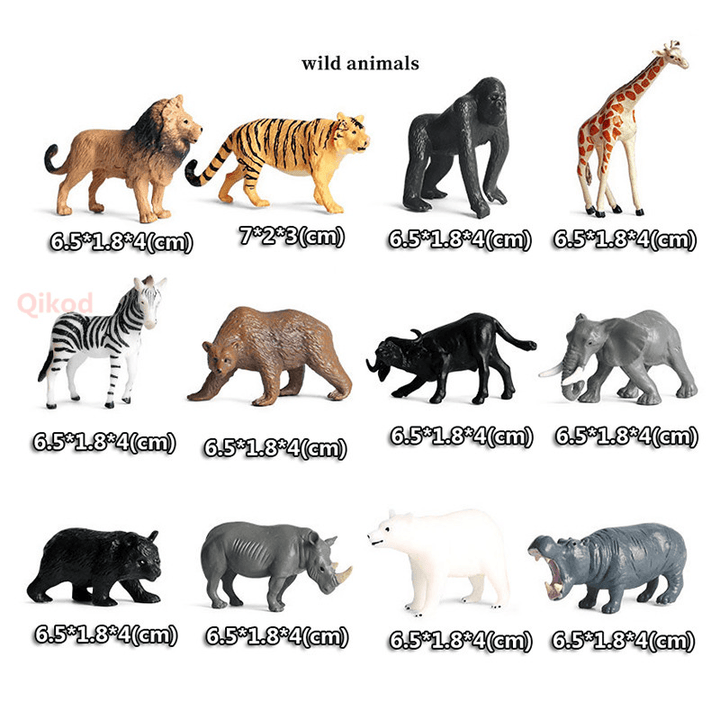 Simulation Wild Animal Model Mini Animals - MRSLM