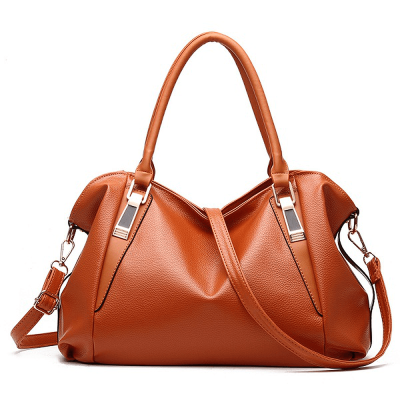 Women PU Leather Handbag Shoulder Bag Crossbody Bag - MRSLM