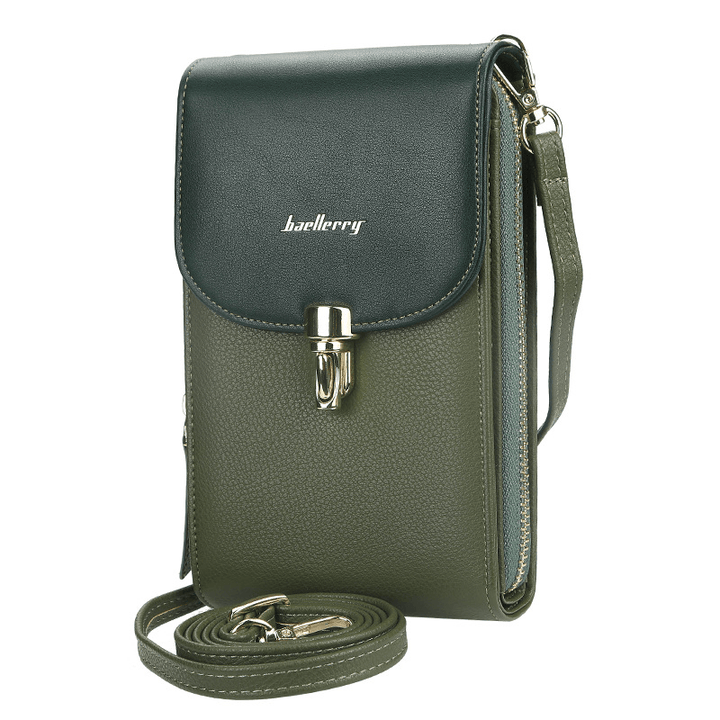 Baellerry Women Multi-Pocket Large Capacity Crossbody Bag - MRSLM