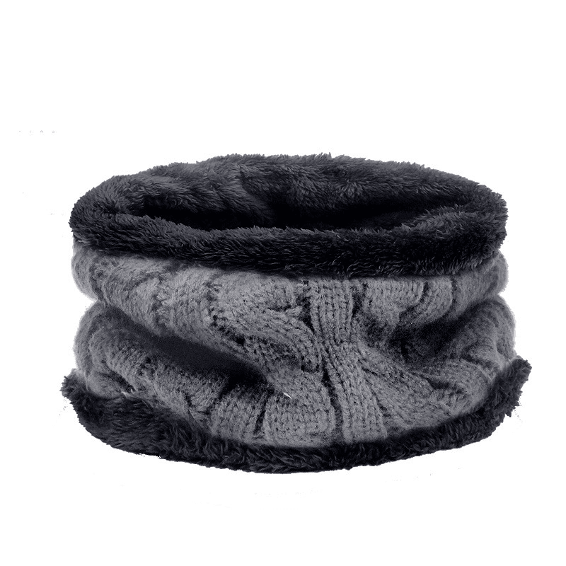 Autumn Winter Hats and Scarves for Men and Women with Velvet Thick - MRSLM