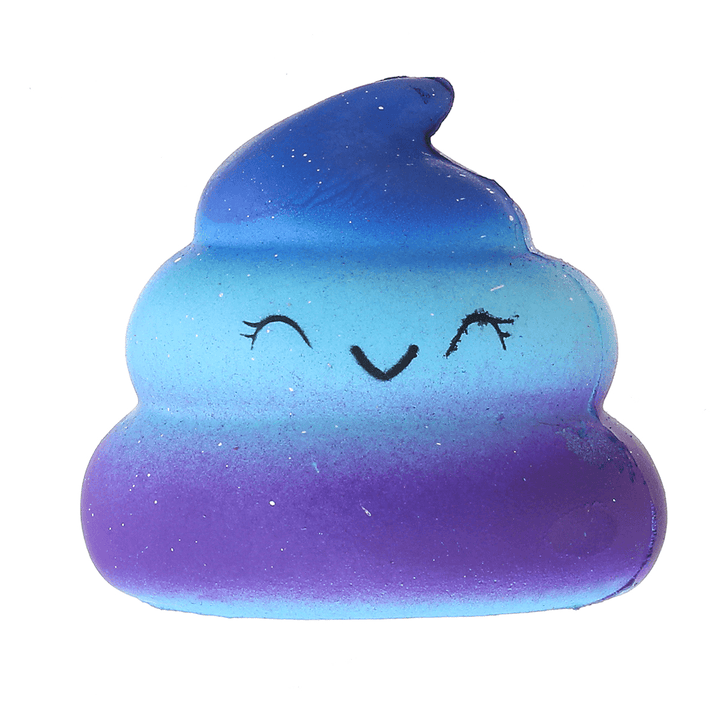 Squishy Galaxy Poo Squishy Hand Pillow 6.5CM Slow Rising with Packaging Collection Gift Decor Toy - MRSLM