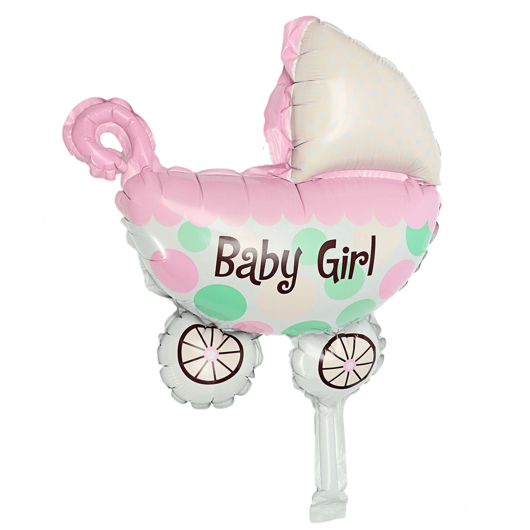 Baby Girl Boy Birthday Party Balloon Stroller Foot Bear Balloons Party Decoration - MRSLM