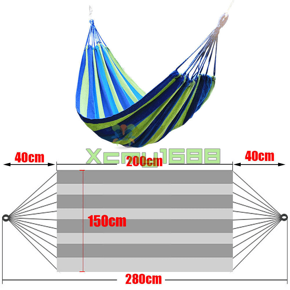 Red/Blue Portable Removable Hammock with Stand - MRSLM