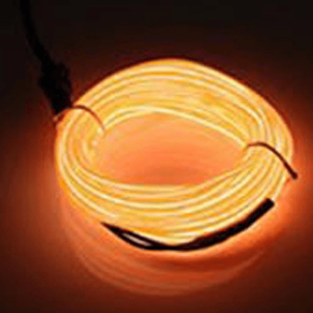 6Mm EL Wire LED Neon Light Flexible Light Strip LED Rope Tube Sewable Tagled Lamp for Home Dance Party Car Decor - MRSLM