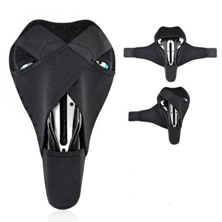 ROCKBROS Men Bike Saddle Cover Ultra Soft Silicone Mountain Bike Seat Cover Super Soft Cushion - MRSLM