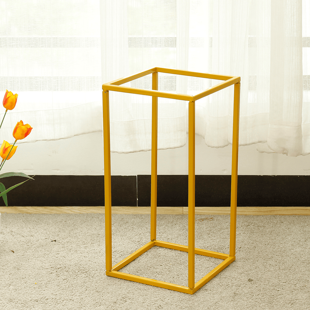 Flower Rack Wedding Metal Art Geometric Column Vase Stand Prop Party Detachable - MRSLM