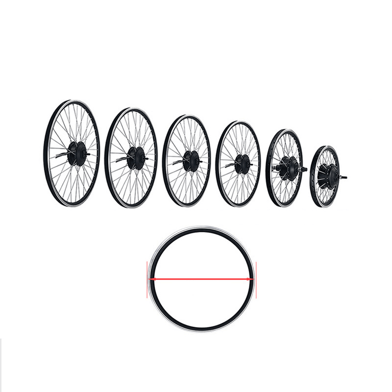 BIKIGHT KT-LCD8S Display Ebike Conversion Kit 24V 250W Front Drive Motor Bike Wheel Hub Motor Electric Bicycle Conversion Kit - MRSLM