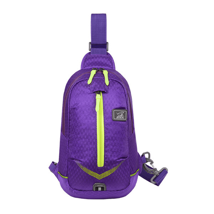 Light Weight Waterproof Chest Bags Men Women Outdooors Travel Luminous Shoulder Bag Running Hiking Bags - MRSLM