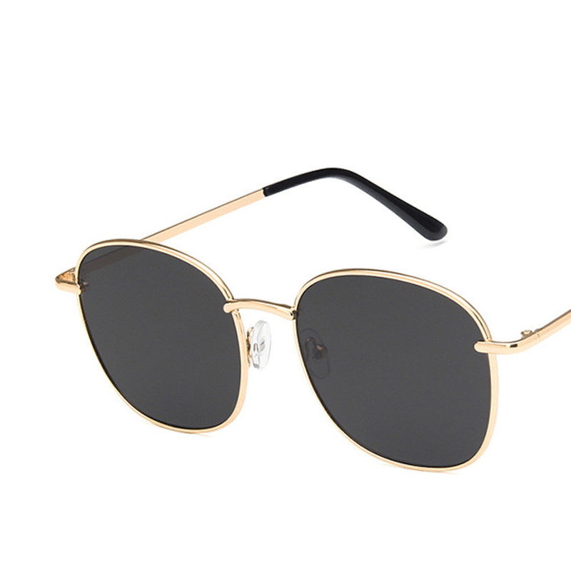 Metal round Frame Sunglasses Personality Fashion Sunglasses Ladies Retro - MRSLM