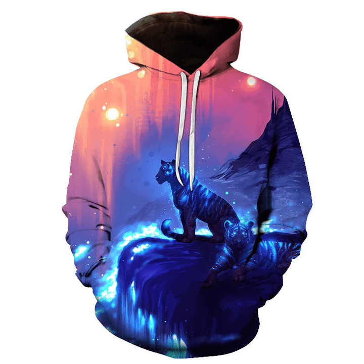 Digital Printed Sweatshirt Hoodie Men'S and Women'S Jacket - MRSLM