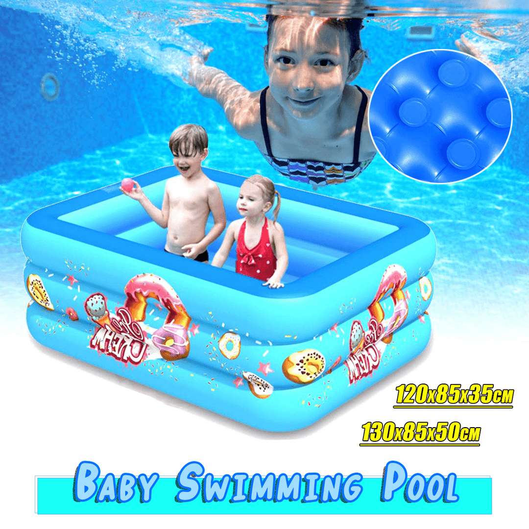 Children Swimming Pool Kids Inflatable Bathing Tub Outdoor Indoor Paddling Pools Baby Swim Tub - MRSLM