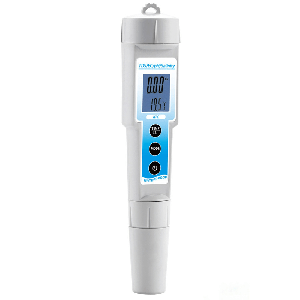 Ph/Ec/Tds/Temperature/Salinity 5 in 1 Multi-Function PH Meter PH Test Pen - MRSLM