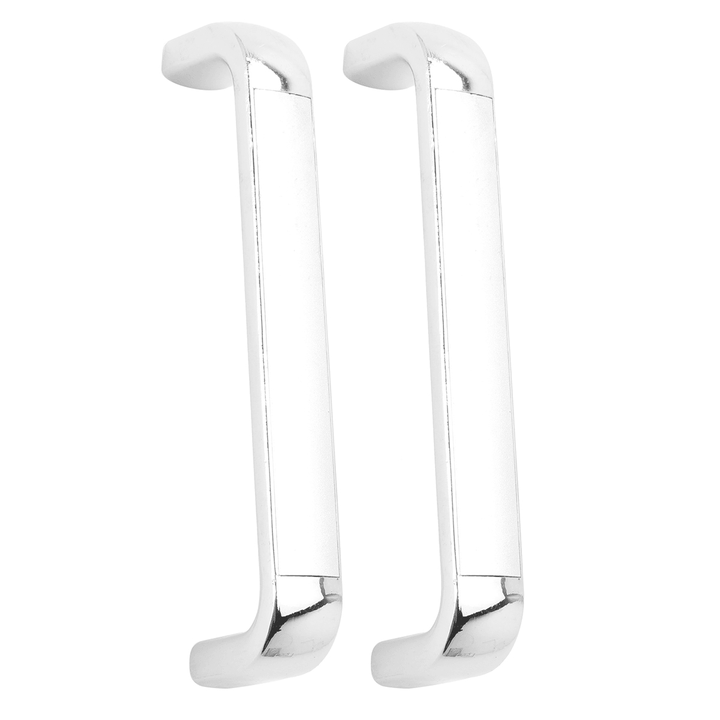 2Pcs Modern Simple Pull Handle Cabinet Wardrobe Door Drawer Knob Hardware Chrome - MRSLM