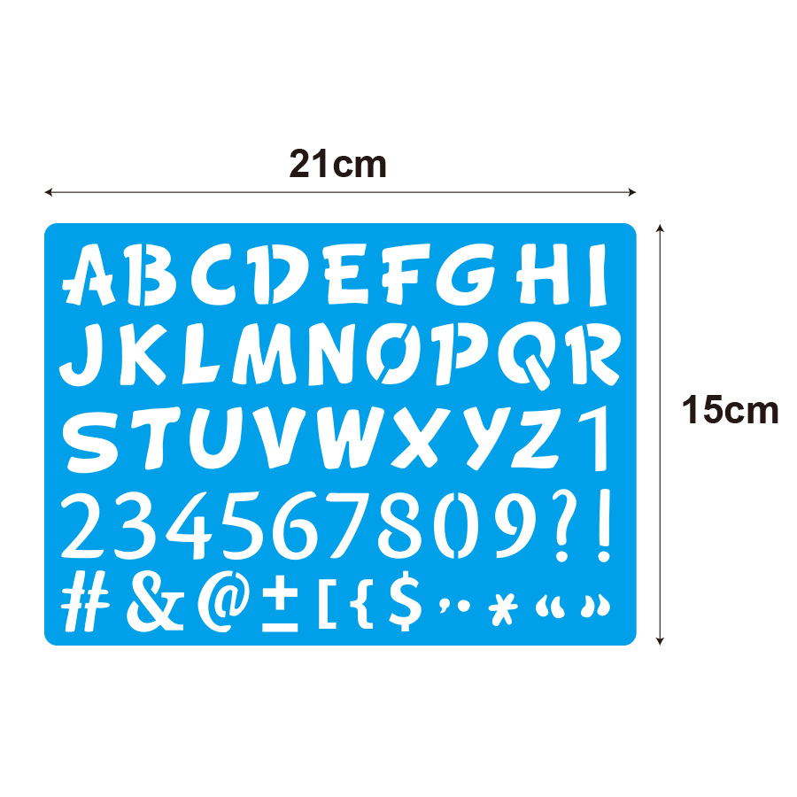 Color English Number Template - MRSLM