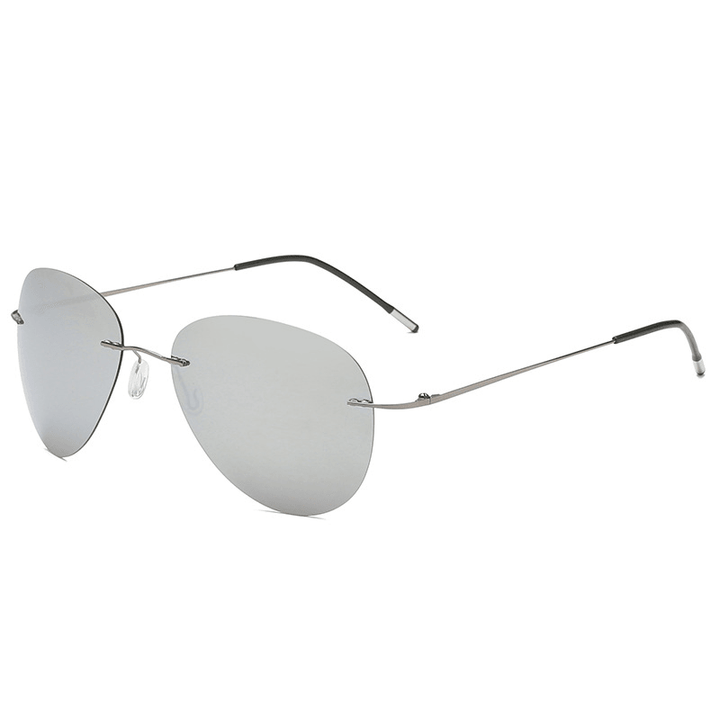 New Frameless Ultralight Polarized Titanium Polarized Sunglasses - MRSLM