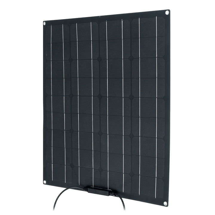 50W Solar Panel Matte Texture Field Vehicles Emergency Charger with 4 Protective Corners - MRSLM