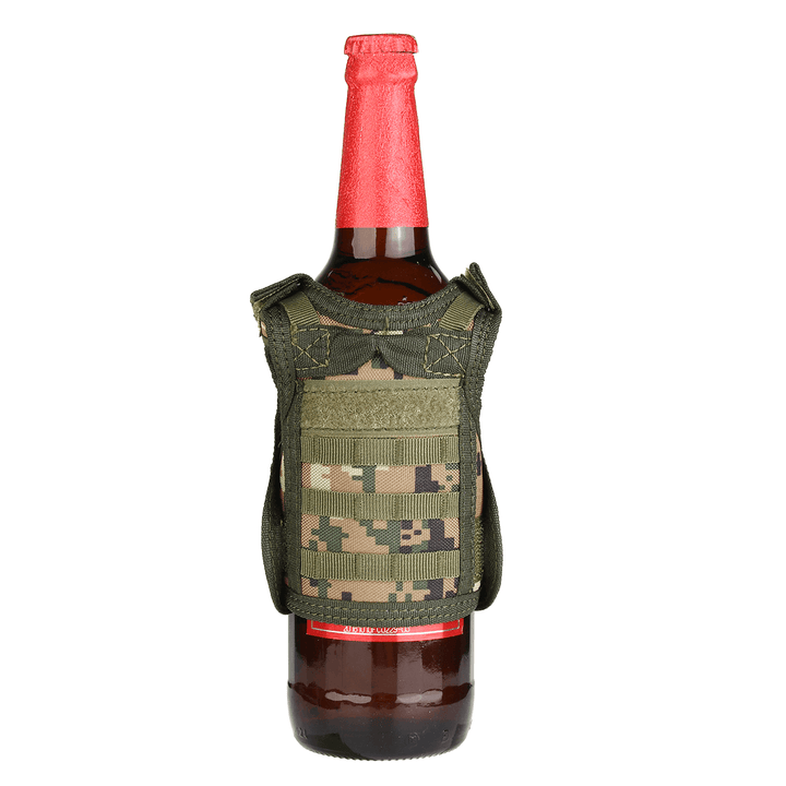 Beverage Insulator Tactical Vest Beer Cooler Holder Travel Camping Portable Can Cooler - MRSLM