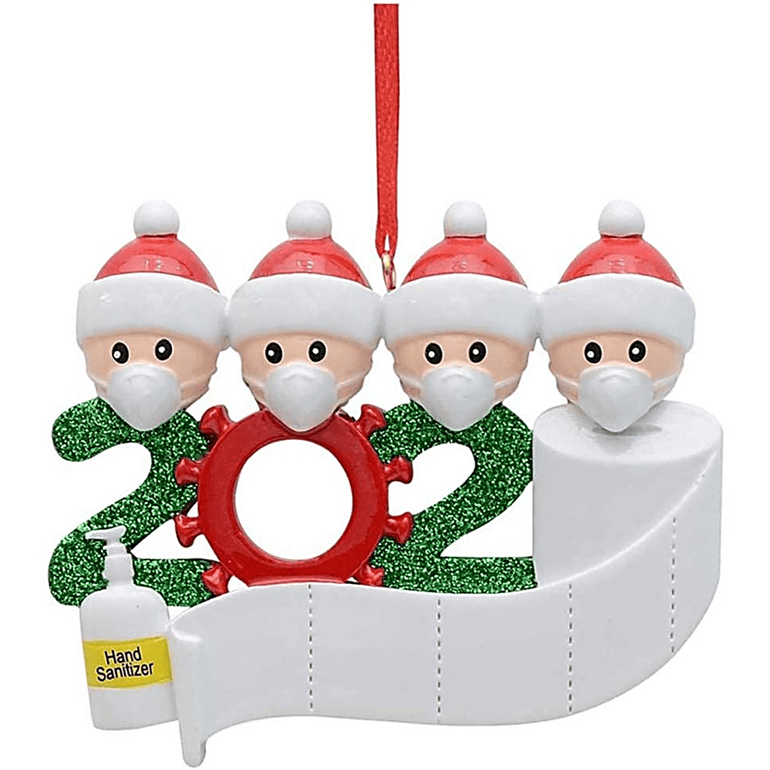 2020 Merry Christmas Tree Hanging Ornaments Family DIY Personalized Decor Gifts - MRSLM