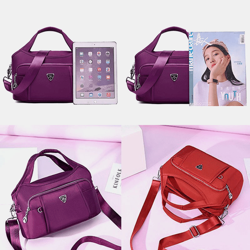 Women Waterproof Large Capacity Shoulder Bag Crossbody Bag Handbag - MRSLM