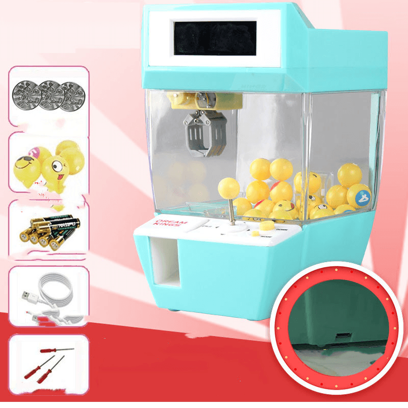 The Same Alarm Clock, Children'S Candy, Mini Grab Doll Machine, Clip Doll Machine, Game Machine - MRSLM