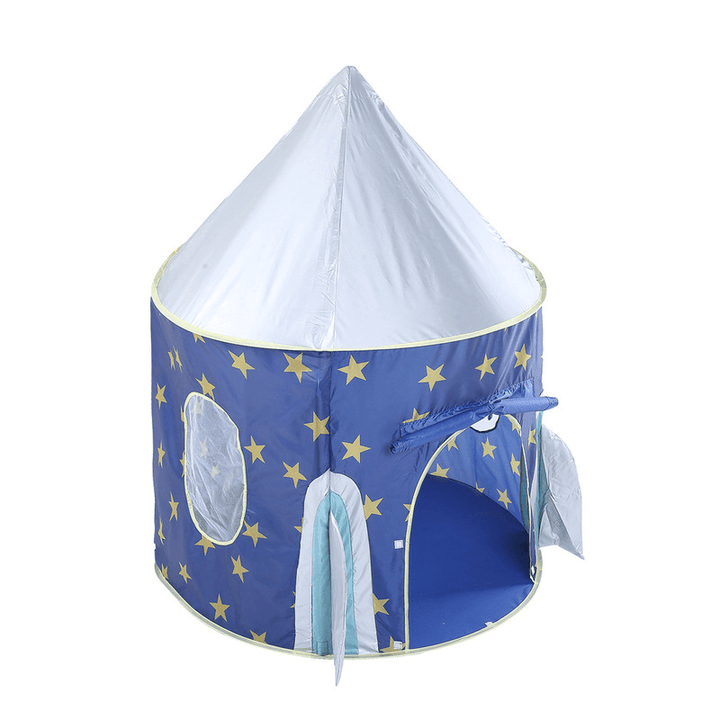 Ipree® Folding Kids Play Tent Rocket Ship Children Playhouse Tent Outdoor Garden Game Camping Room Bady Gift - MRSLM