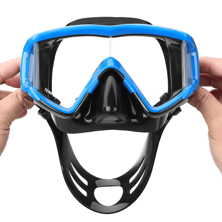 HHAOSPORT M6301 Scuba Diving Mask Glasses anti Fog Tempered Glasses Swimming Snorkeling Goggles for Adult Kids Water Sport - MRSLM