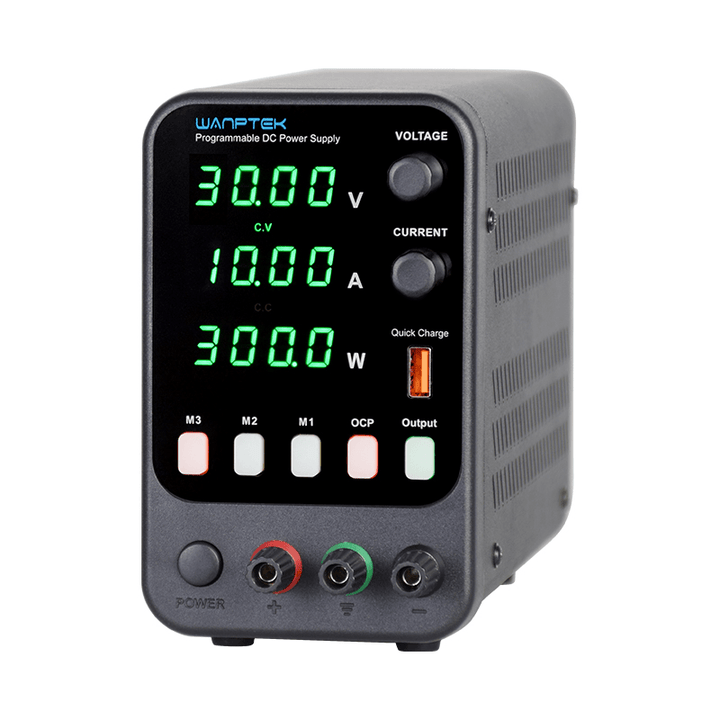 WANPTEK APS3010H 30V 10A Adjustable DC Power Supply 4 Digits LED Display Switching Regulated Power Supply - MRSLM