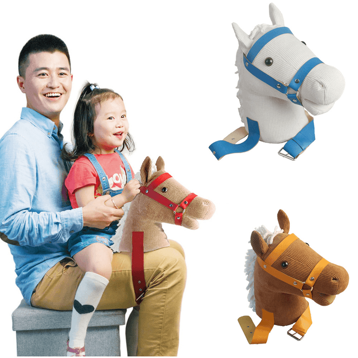 Mofun Happy Horse Parent-Child Interactive Riding Toys Emotional Companion Plush Toy for Children - MRSLM