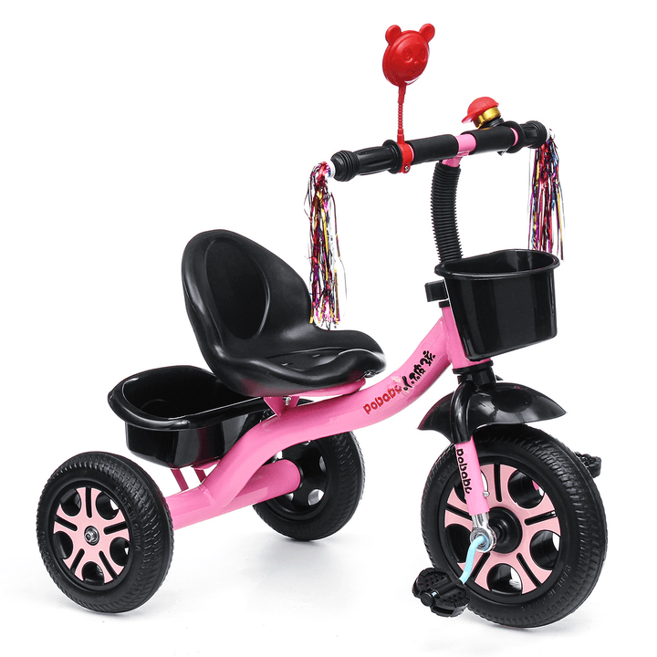 BIKIGHT 3 Wheels Kids Ride on Tricycle Bike Children Ride Toddler Balance Baby Mini Bike Safety - MRSLM