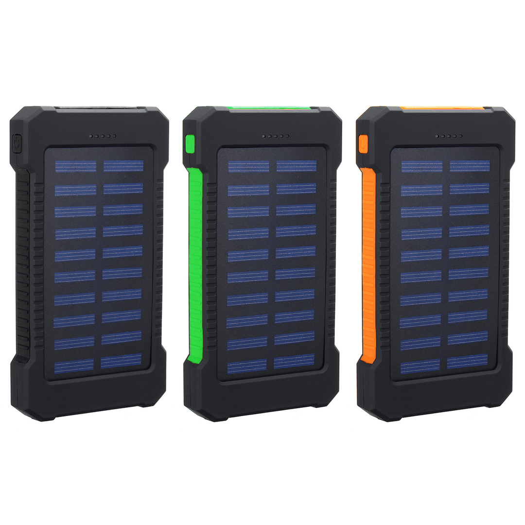 Solar Power Bank 8000Mah Portable Waterproof Solar Charger with LED Light - MRSLM