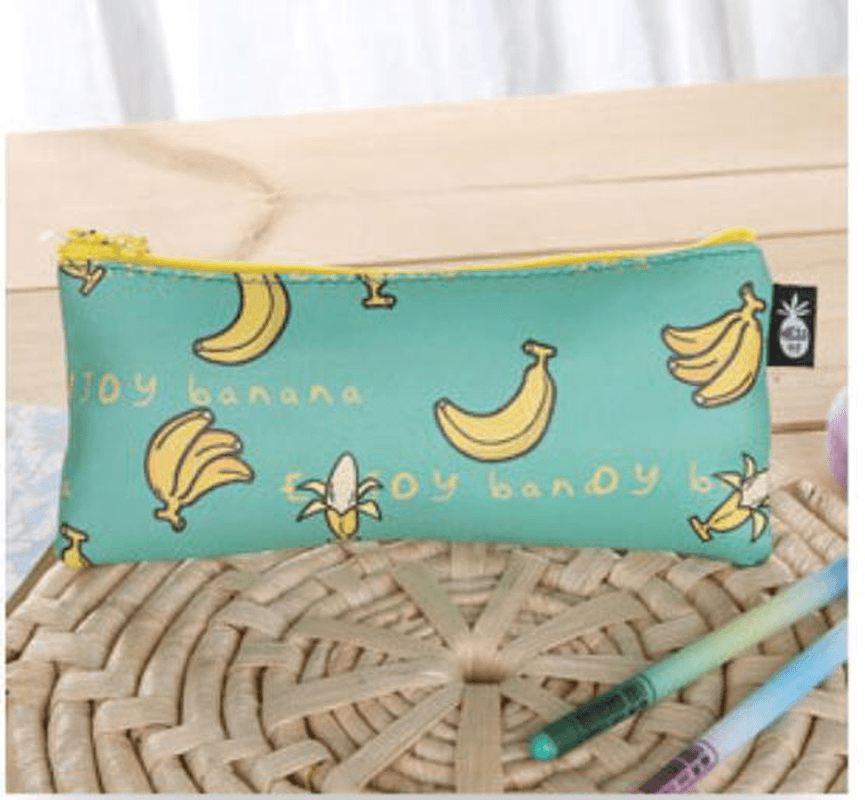 Creative Fruit Family PU Pencils Waterproof Student Pencil Case Storage Bag Stationery Pencil Bag - MRSLM