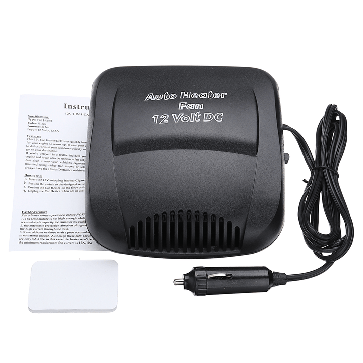 12V 150W Car Auto Heating Cooling Heater Warmer Fan Defroster Demister - MRSLM