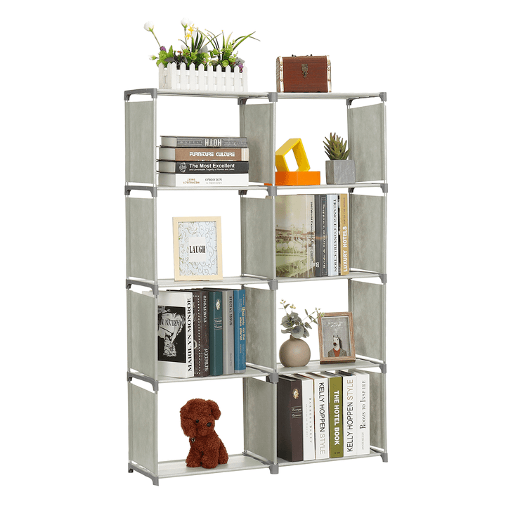 Double Rows Bookshelf Storage Shelve for Books Children Book Rack Bookcase for Home Supplies - MRSLM