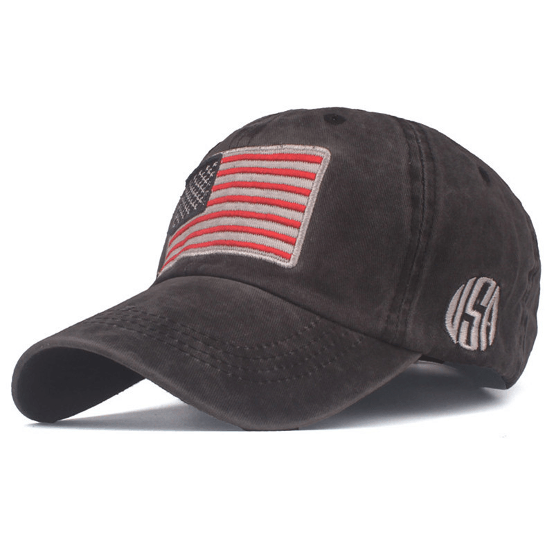 American Flag Embroidery Baseball Cap - MRSLM