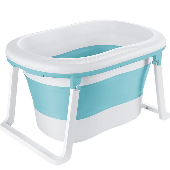 Foldable Baby Bath Tub Swimming Pool Plastic Children Bath Bucket Folding Large Bathtub - MRSLM