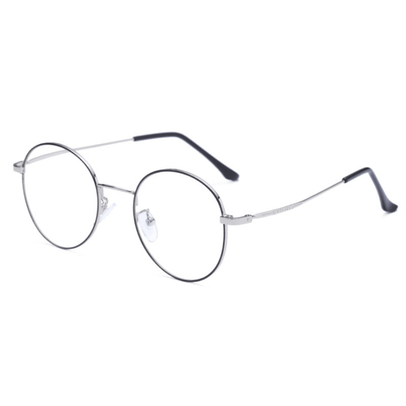 New Style Flat Mirror Full Frame Myopia Glasses Female round Glasses Frame - MRSLM