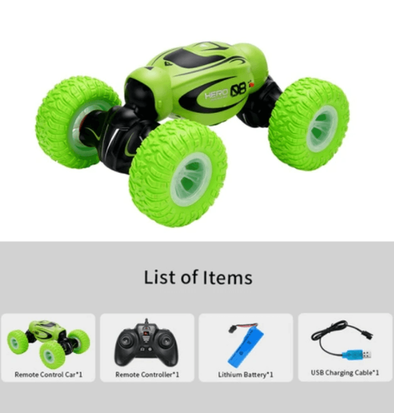 Charging Four-Wheel Drive Children'S Toy Stunt Car - MRSLM