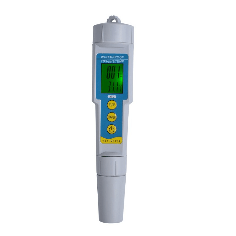 PH-986 3 in 1 Water Tester Multi-Parameter PH Monitor TDS PH Meter Aquarium Acidometer Drink Water Quality Analyser - MRSLM