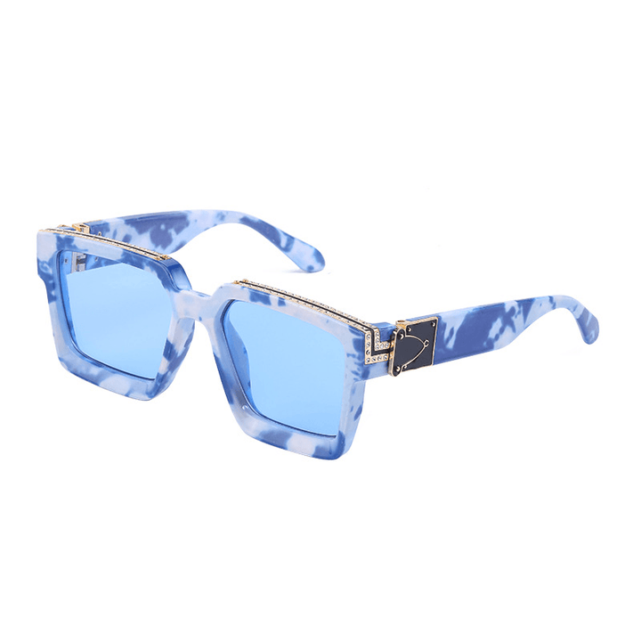 Diamond-Studded Big Square Sunglasses Women - MRSLM